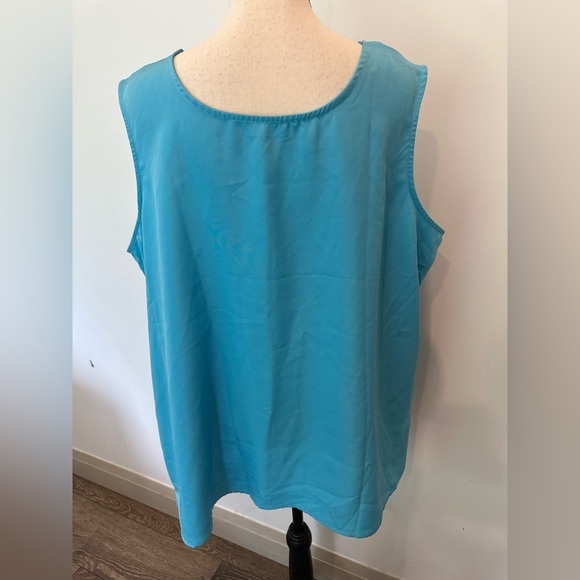 Penningtons Blue Tank  Sleeveless Size 22 - Picture 3 of 6
